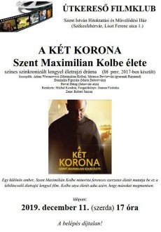 Szent Maximilian Kolbe atya életéről szóló filmet mutatnak be az Útkereső Filmklubban